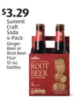 Aldi Summit Craft Soda 4-Pack Ginger Beer or Root Beer offer