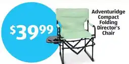 Aldi Adventuridge Compact Folding Director's Chair offer
