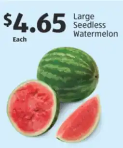 Aldi Large Seedless Watermelon offer