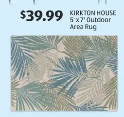 Aldi KIRKTON HOUSE 5' x 7' Outdoor Area Rug offer