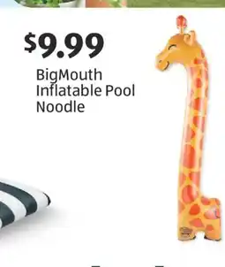 Aldi BigMouth Inflatable Pool Noodle offer