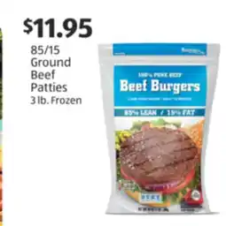 Aldi 85/15 Ground Beef Patties offer