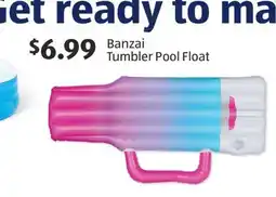 Aldi Banzai Tumbler Pool Float offer