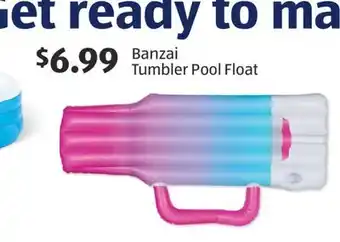 Aldi Banzai Tumbler Pool Float offer