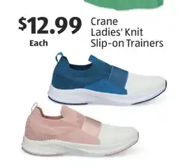 Aldi Crane Ladies' Knit Slip-on Trainers offer