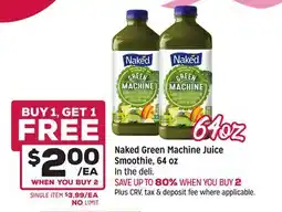 Grocery Outlet Naked Green Machine Juice Smoothie offer