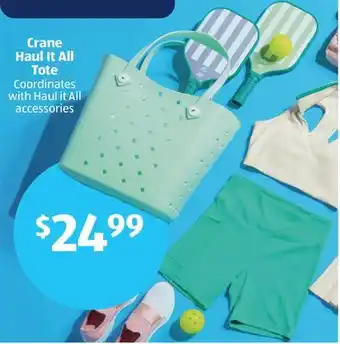 Aldi Crane Haul It All Tote Coordinates offer