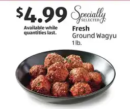 Aldi Fresh Ground Wagyu offer