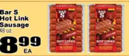 Superior Grocers Bar S Hot Link Sausage offer
