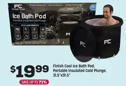 Grocery Outlet Finish Cool Ice Bath Pod, Portable Insulated Cold Plunge offer
