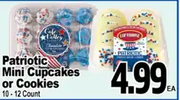 Superior Grocers Patriotic Mini Cupcakes or Cookies offer