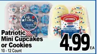Superior Grocers Patriotic Mini Cupcakes or Cookies offer