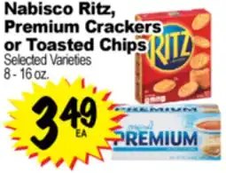 Superior Grocers Nabisco Ritz, Premium Crackers or Toasted Chips offer