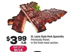 Grocery Outlet St. Louis Style Pork Spareribs offer