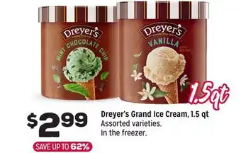 Grocery Outlet Dreyer's Grand Ice Cream offer