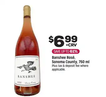 Grocery Outlet Banshee Rosé, Sonoma County offer