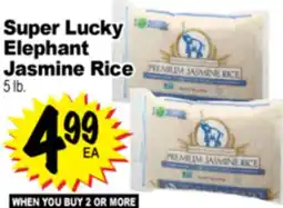 Superior Grocers Super Lucky Elephant Jasmine Rice offer