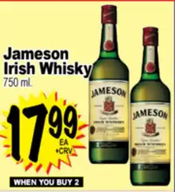 Superior Grocers Jameson Irish Whisky offer