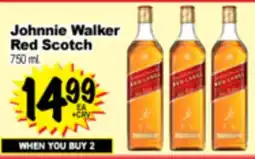 Superior Grocers Johnnie Walker Red Scotch offer