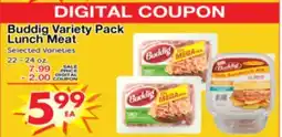 Superior Grocers Buddig Variety Pack Lunch Meat offer