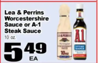 Superior Grocers Lea & Perrins Worcestershire Sauce or A-1 Steak Sauce offer