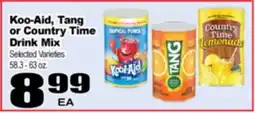Superior Grocers Koo-Aid, Tang or Country Time or Country Time Drink Mix offer