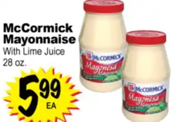 Superior Grocers McCormick Mayonnaise offer