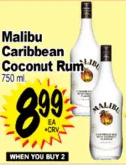 Superior Grocers Malibu Caribbean Coconut Rum offer