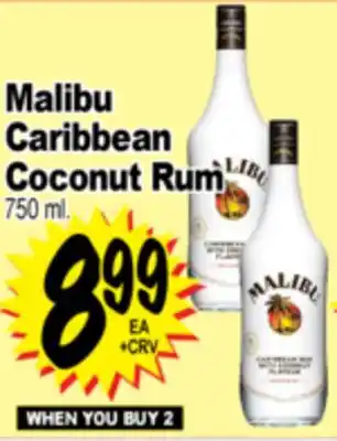Superior Grocers Malibu Caribbean Coconut Rum offer