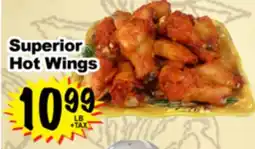 Superior Grocers Superior Hot Wings offer