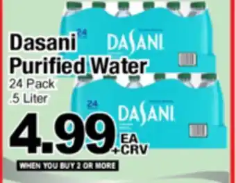 Superior Grocers Dasani Purified Water offer