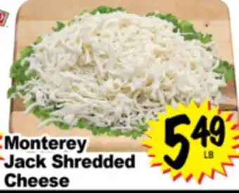 Superior Grocers Monterey Jack Shredded Cheese offer