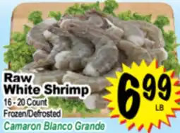 Superior Grocers Raw White Shrimp offer