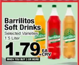 Superior Grocers Barrilitos Soft Drinks offer