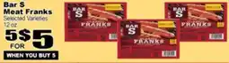 Superior Grocers Bar S Meat Franks offer