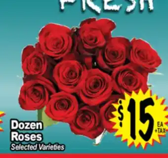 Superior Grocers Dozen Roses offer
