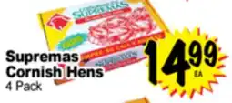 Superior Grocers Supremas Cornish Hens offer
