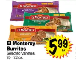 Superior Grocers El Monterey Burritos offer