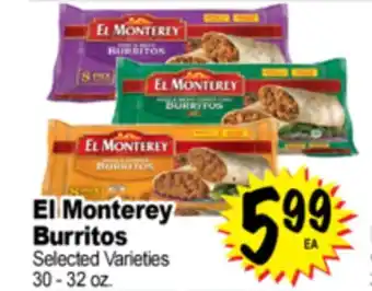 Superior Grocers El Monterey Burritos offer