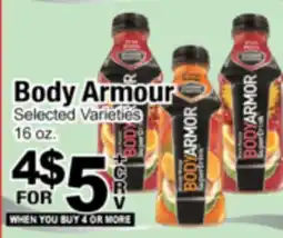 Superior Grocers Body Armour offer
