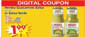 Superior Grocers Herdez Guacamole Salsa 15.7 oz. or Salsa Verde 16 oz. oz offer