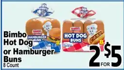 Superior Grocers Bimbo Hot Dog or Hamburger Buns offer