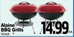Superior Grocers Alpine BBQ Grills offer