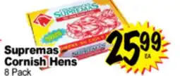 Superior Grocers Supremas Cornish Hens offer