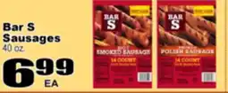 Superior Grocers Bar S Sausages offer