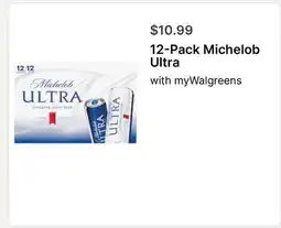 Walgreens 12-Pack Michelob Ultra offer