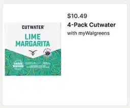 Walgreens 4-Pack Cutwater offer