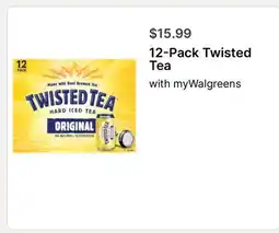 Walgreens 12-Pack Twisted Tea offer