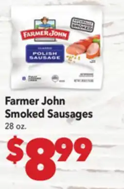 Vallarta Supermarkets Farmer John Smoked Sausages offer