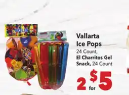 Vallarta Supermarkets Vallarta Ice Pops offer